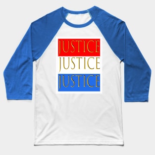 Social Justice Baseball T-Shirt